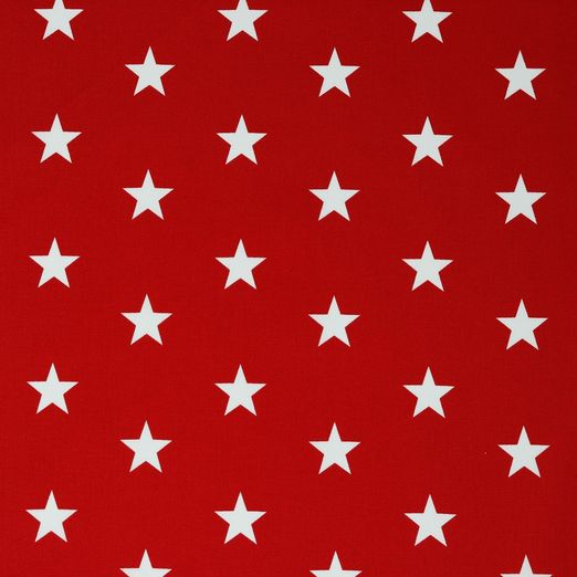 Baumwolle Standard Serie Sterne XL Rot Baumwolle Standard Serie Sterne XL Rot