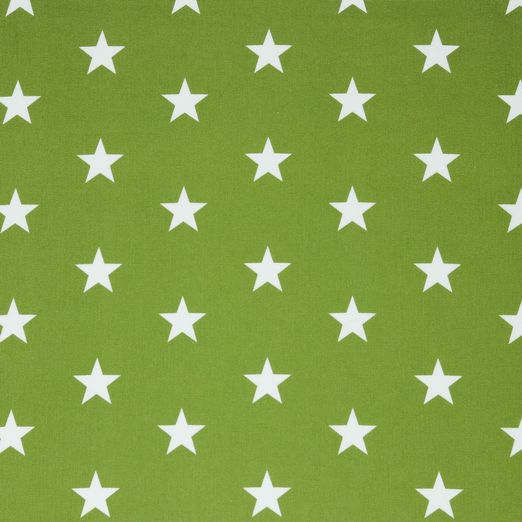 Baumwolle Standard Serie Sterne XL Kiwi