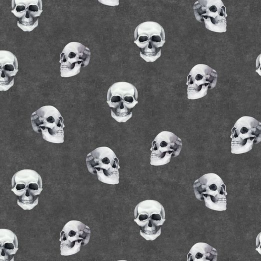 Jersey Jeansoptik Skulls auf Anthrazit Digital BIO Jersey Jeansoptik Skulls auf Anthrazit Digital BIO