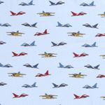 Jersey Sweet Planes auf Hellblau Jersey Sweet Planes auf Hellblau