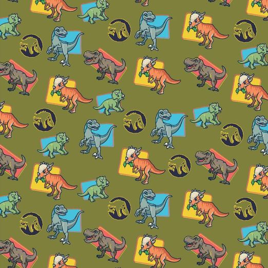 Jersey Jurassic World Süße Dinos Kiwi LIZENZ Jersey Jurassic World Süße Dinos Kiwi LIZENZ