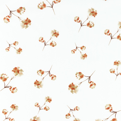 Baumwolle Aquarell Pusteblumen auf Creme Digital Baumwolle Aquarell Pusteblumen auf Creme Digital