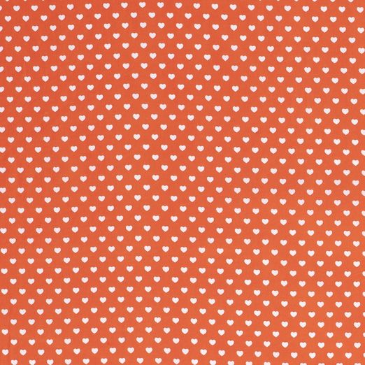 Baumwolle Herzen Mini Orange Baumwolle Herzen Mini Orange