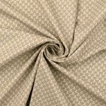 Baumwolle Mini Totenköpfe Beige