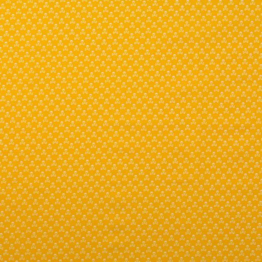 Baumwolle Darling Mini Totenköpfe Gelb Baumwolle Darling Mini Totenköpfe Gelb
