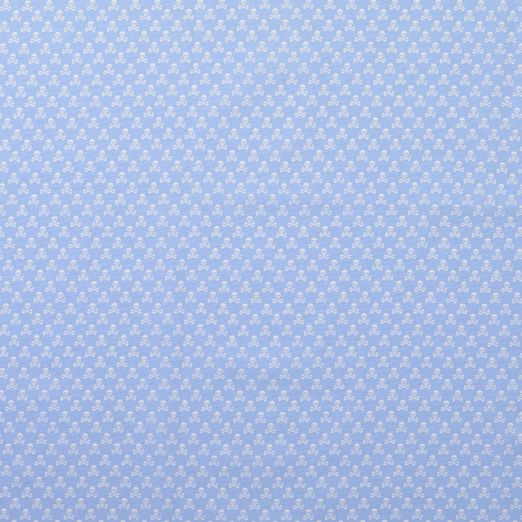 Baumwolle Darling Mini Totenköpfe Hellblau Baumwolle Darling Mini Totenköpfe Hellblau