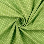 Baumwolle Mini Totenköpfe Lime