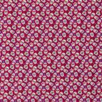 Baumwolle Kleine Blumen Skulls auf Pink Baumwolle Kleine Blumen Skulls auf Pink