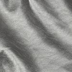 Imitation av kornigt läder – mjukt konstläder Silver Metallic