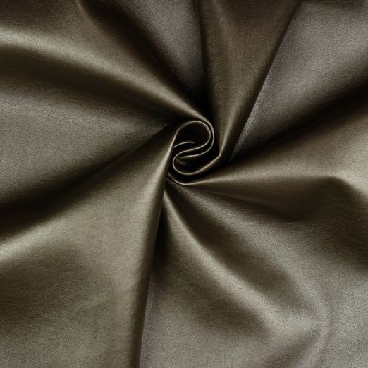 Narbenlederimitat - weiches Kunstleder Braun Metallic Narbenlederimitat - weiches Kunstleder Braun Metallic