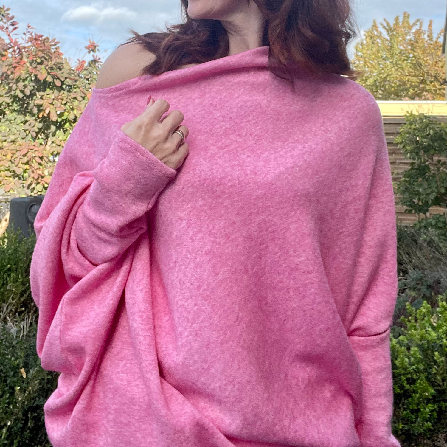 Viskosestrickjersey Madeleine - Pink Melange-2 Viskosestrickjersey Madeleine - Pink Melange-2