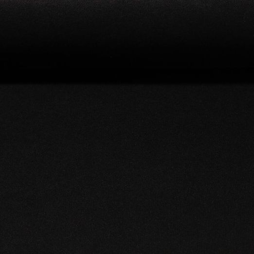 Viskosestrickjersey Madeleine - Schwarz Melange