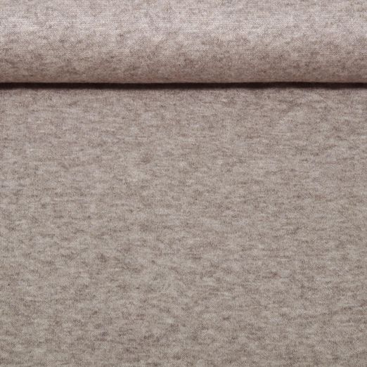 Viskosestrickjersey Madeleine - Taupe Melange