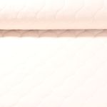 Tissu de veste matelassé - Ecru Ouaté Double-face