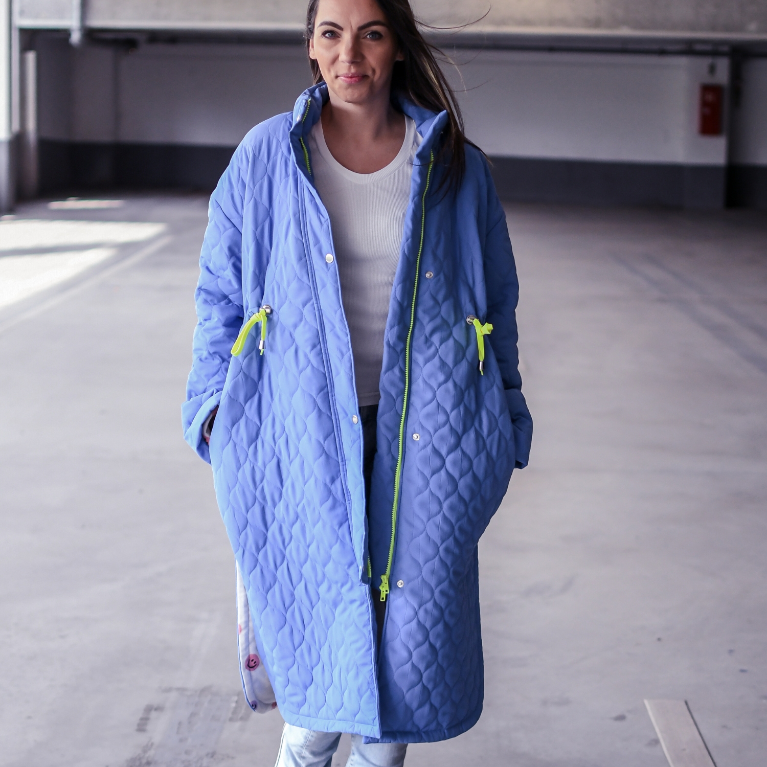 Gesteppter Jackenstoff Ivo - Lavendelblau Wattiert Doubleface-4 Gesteppter Jackenstoff Ivo - Lavendelblau Wattiert Doubleface-4