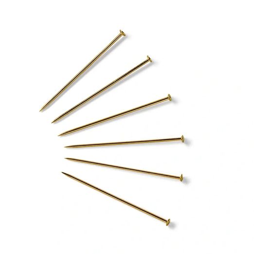 PRYM Stecknadeln - 0,65 x 26mm - goldfarbig -15g