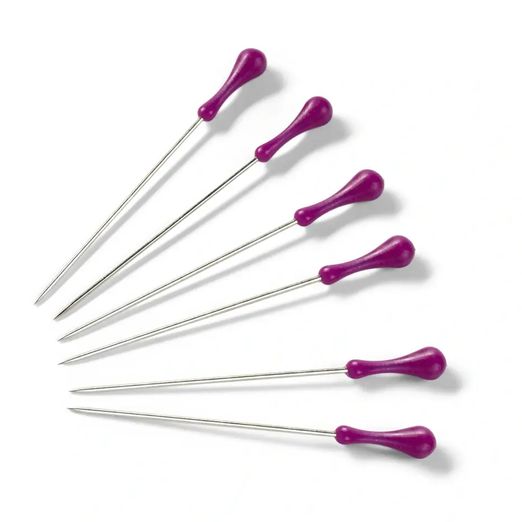PRYM Stecknadeln mit Griff - silberfarben - 10g
