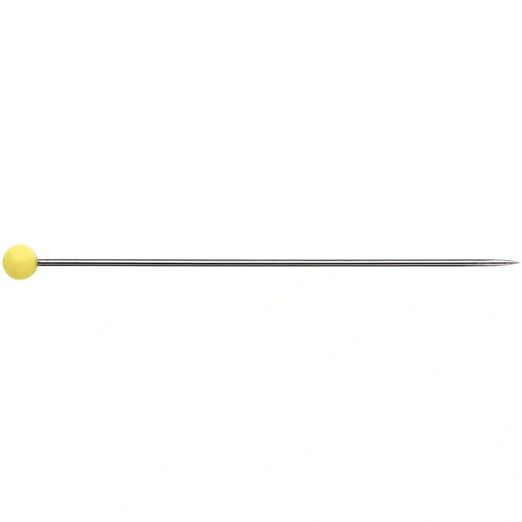 PRYM Glaskopfnadeln - 0,60 x 43mm - gelb - 20g