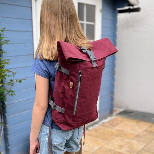 Sac à dos Rolltop "Nika" cousu par Irene *Sac star*