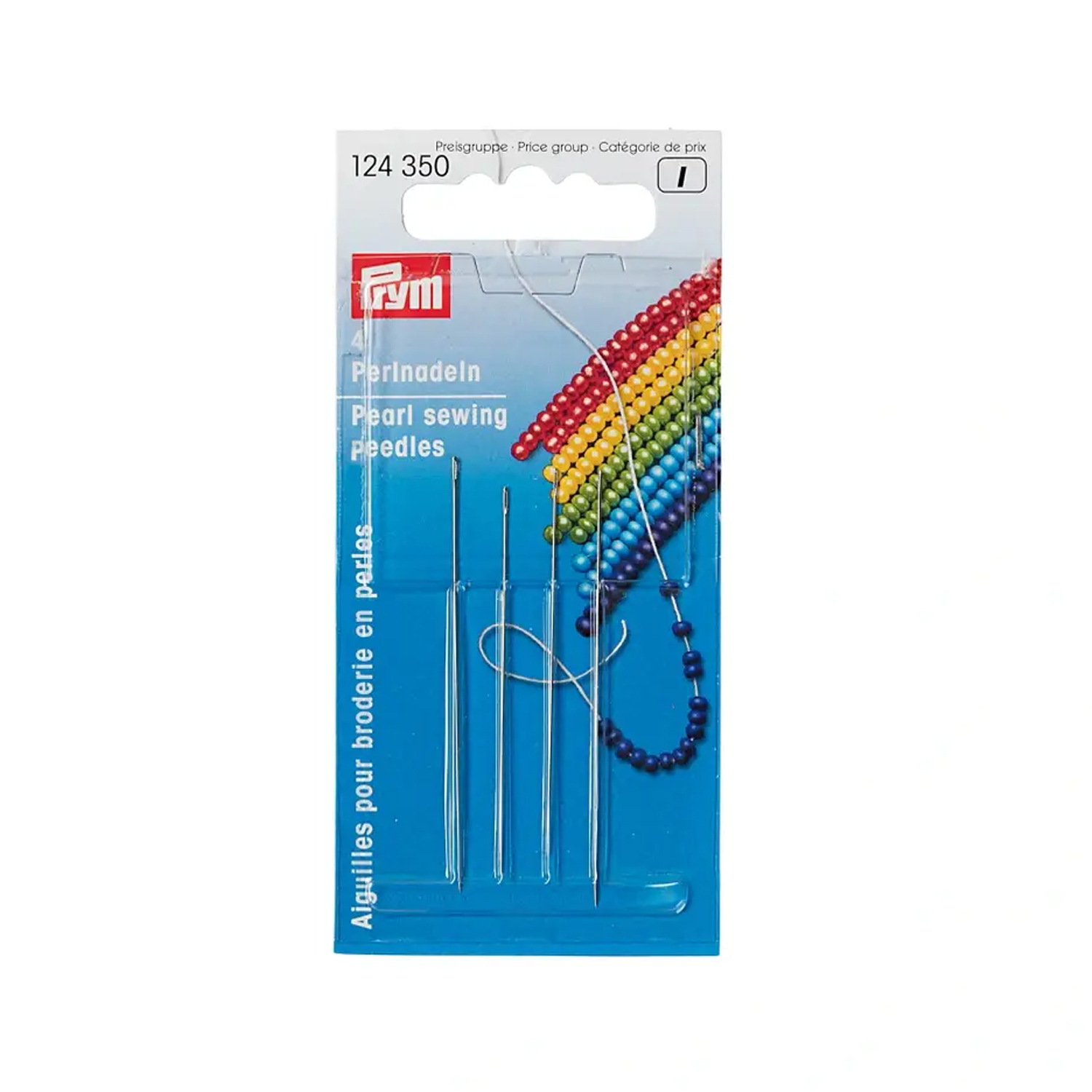 Prym Perlnadeln Nr. 10 und Nr. 12 - 0,45 x 55 und 0,40 x 50mm - 4 Stück-0 Prym Perlnadeln Nr. 10 und Nr. 12 - 0,45 x 55 und 0,40 x 50mm - 4 Stück-0