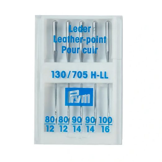 Prym Nähmaschinennadeln 130/705 "Leder" - 80-100 - 5 Stück