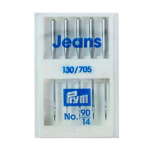 Prym Nähmaschinennadeln 130/705 "Jeans" - 90 - 5 Stück