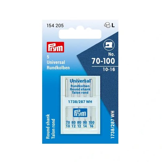 Prym Nähmaschinennadeln 287(690) "Rundkolben" - 70-100 - 5 Stück