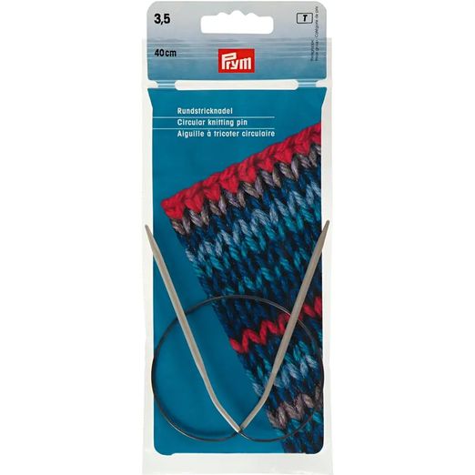Prym Rundstricknadeln - Aluminium - 40cm - 3,50mm - 1 Stück