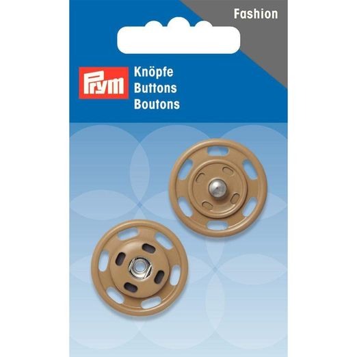 Prym Annäh-Druckknopfe - 35mm - beige - 1 Stück