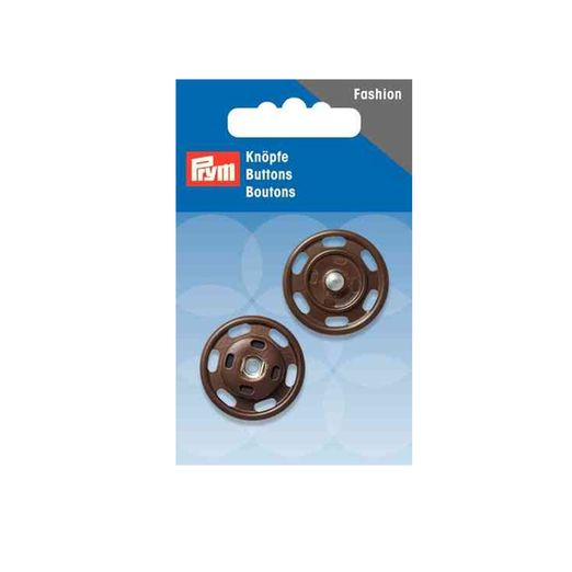 Prym Annäh-Druckknopfe - 35mm - braun - 1 Stück