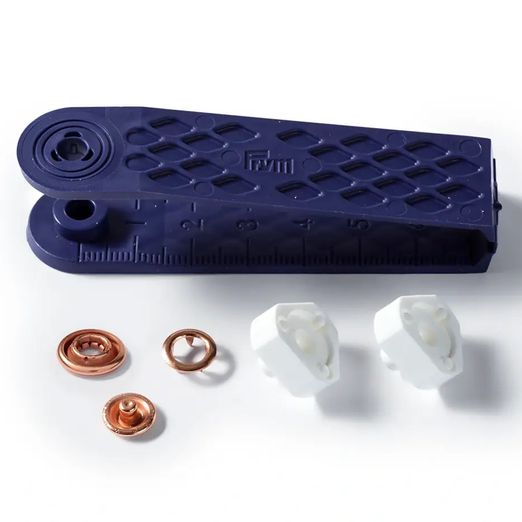 Prym offene Jersey Druckknöpfe – kupferfarben – 10mm – mit Werkzeug und Aufsätzen – 10 Stück Prym offene Jersey Druckknöpfe – kupferfarben – 10mm – mit Werkzeug und Aufsätzen – 10 Stück