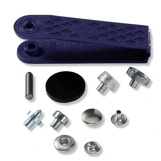 Prym Anorak Druckknöpfe - silberfarben - 12mm - mit Werkzeug und Aufsätzen - 10 Stück Prym Anorak Druckknöpfe - silberfarben - 12mm - mit Werkzeug und Aufsätzen - 10 Stück