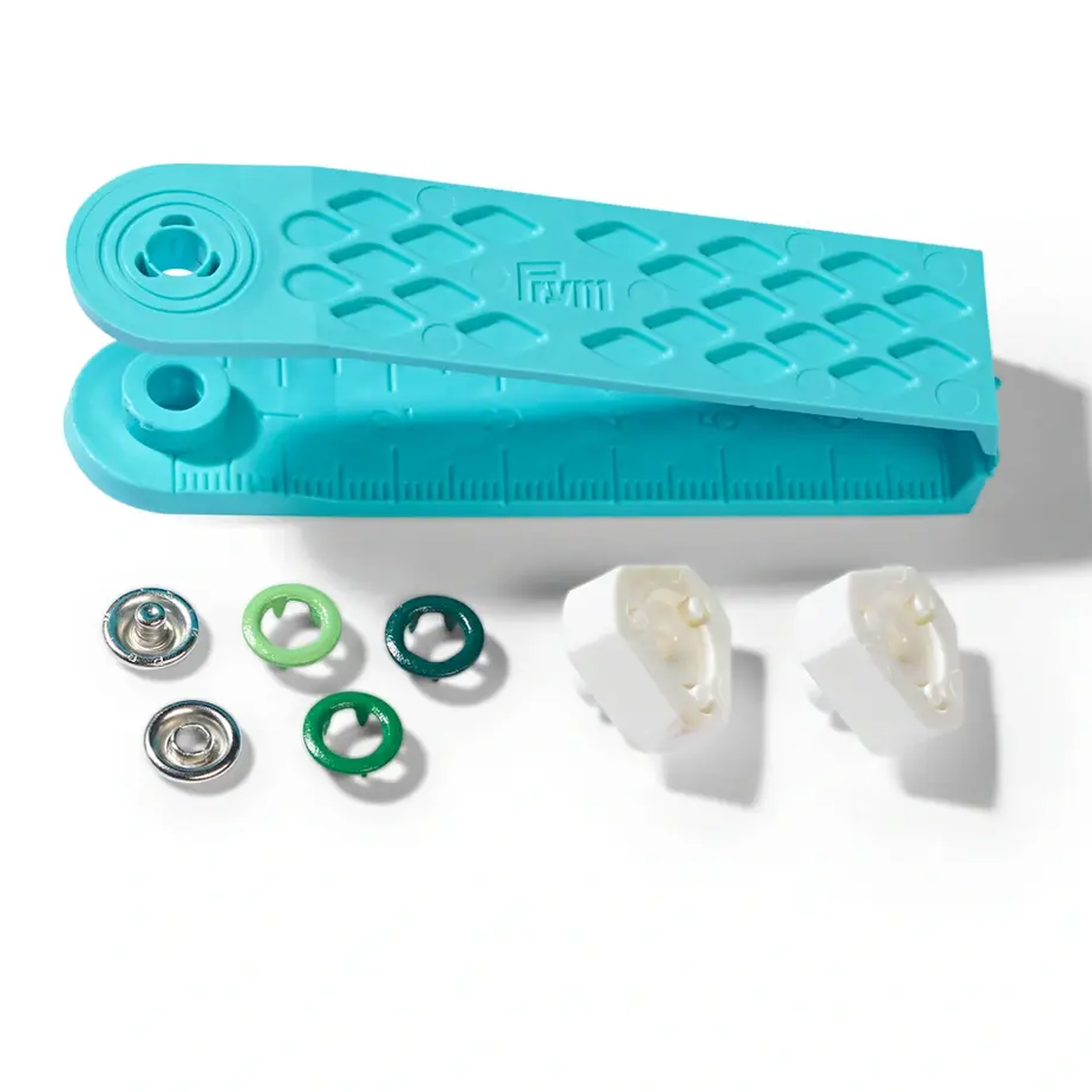 Prym LOVE Jersey Druckknöpfe - grün - 8mm - mit Werkzeug und Aufsätzen - 21 Stück-0 Prym LOVE Jersey Druckknöpfe - grün - 8mm - mit Werkzeug und Aufsätzen - 21 Stück-0