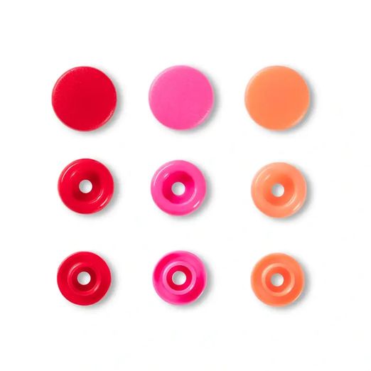 Prym LOVE Snap Druckknöpfe - rot- 12,4mm - 30 Stück