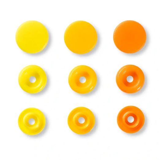 Prym LOVE Snap Druckknöpfe - gelb - 12,4mm - 30 Stück