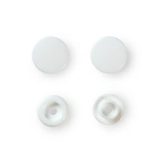 Prym Snap - Boutons-pression - 12,4 mm - Blanc - 30 pièces