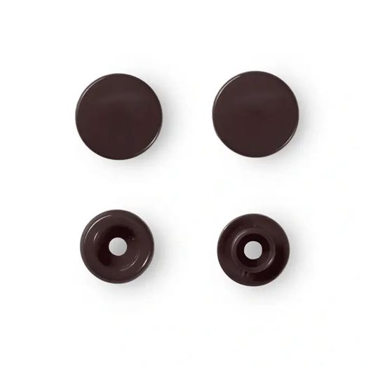 Prym LOVE Snap - Druckknöpfe - 12,4mm - dunkelbraun - 30 Stück