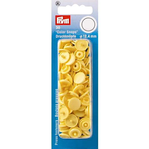 Prym LOVE Snap - Druckknöpfe - 12,4mm - banane - 30 Stück