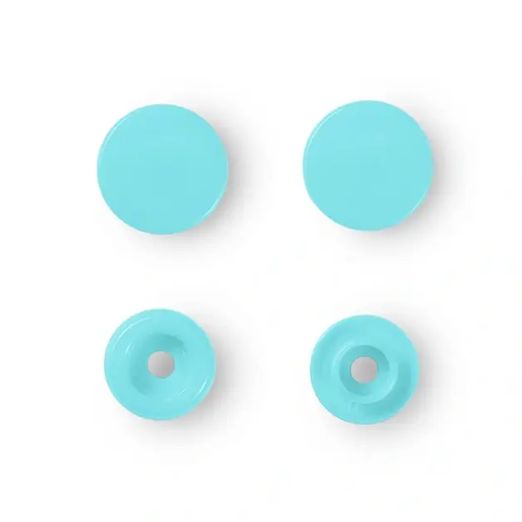 Prym Snap - Druckknöpfe - 12,4mm - helltürkis - 30 Stück