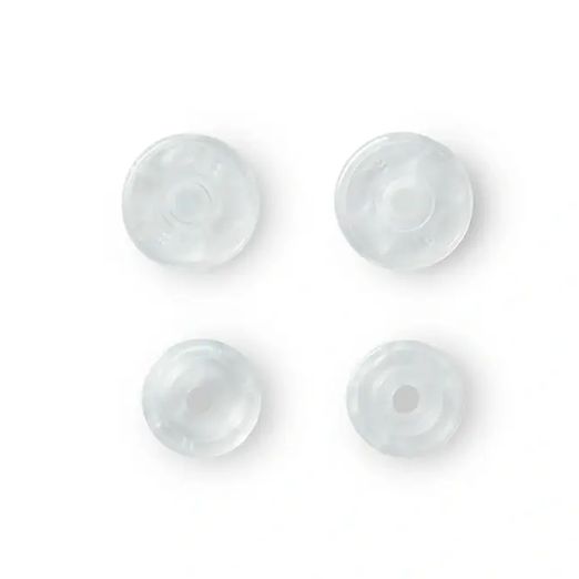 Prym Snap - Druckknöpfe - 12,4mm - transparent glänzend - 30 Stück