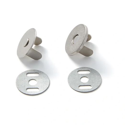 Prym Magnet-Verschluß - 19mm - silberfarbig - 1 Stück