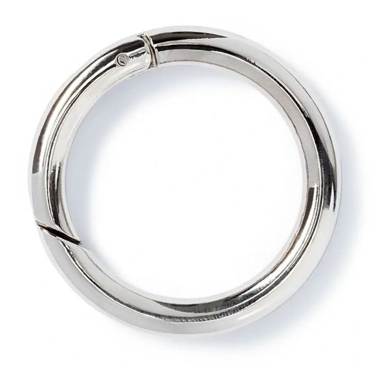 Prym Anneau de sac 35mm - Couleur argent - 2 pièces