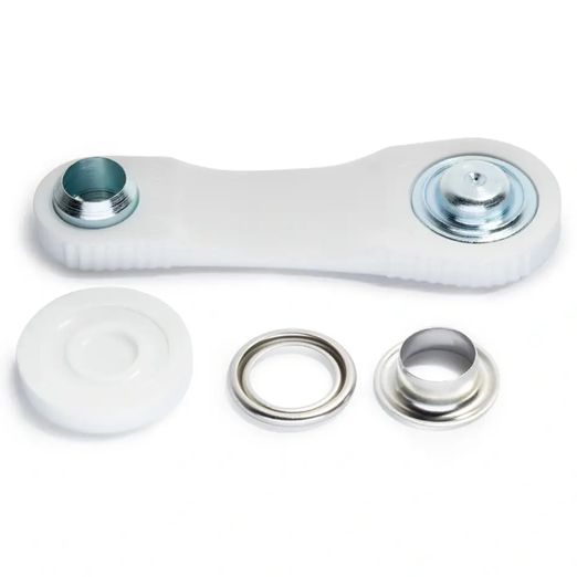 Prym Œillets 11mm Ø + outil - Argenté