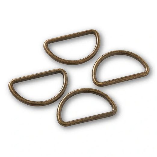 Prym Anneau demi-rond 30mm laiton - 4 pièces