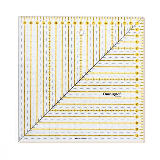 PRYM Règle carrée pour patchwork - 20 x 20 cm