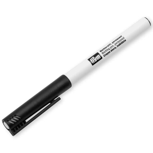 Prym Stoffmarkierstift - extra fein - permanent - schwarz