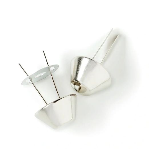 Prym Bodennägel - 15mm - silber - 4 Stück