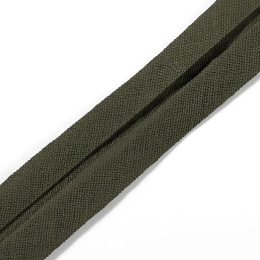 Prym Schrägband - Baumwolle - 40/20mm - 3,5m - khaki