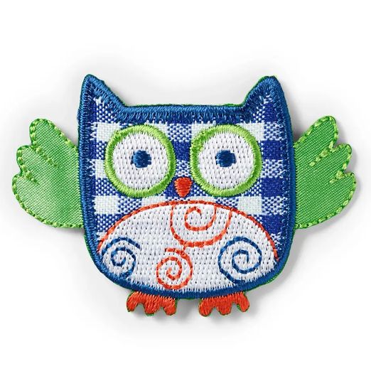 Prym Ecusson Hibou - Bleu/Vert