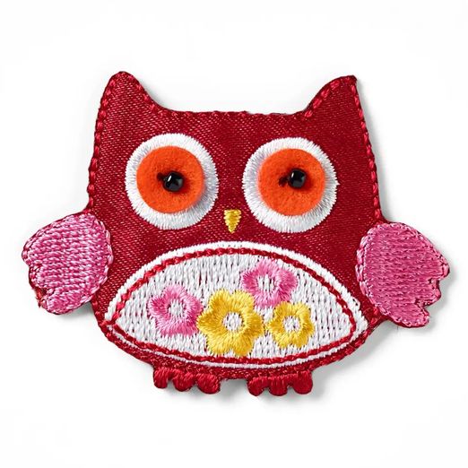 PRYM Ecusson Hibou - Rouge